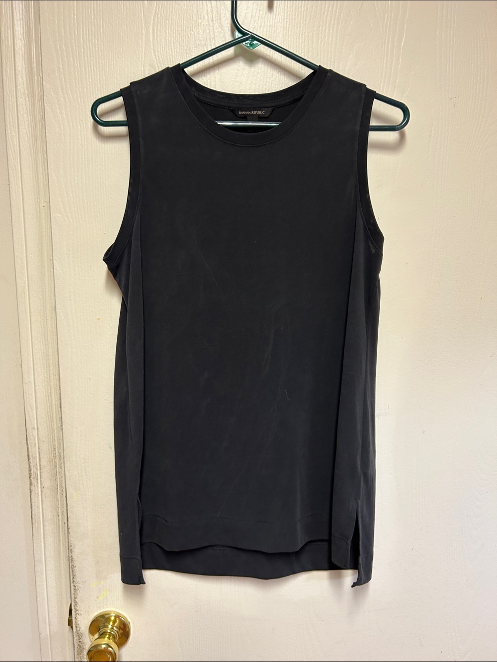 Banana Republic Black Sleeveless Shell Top